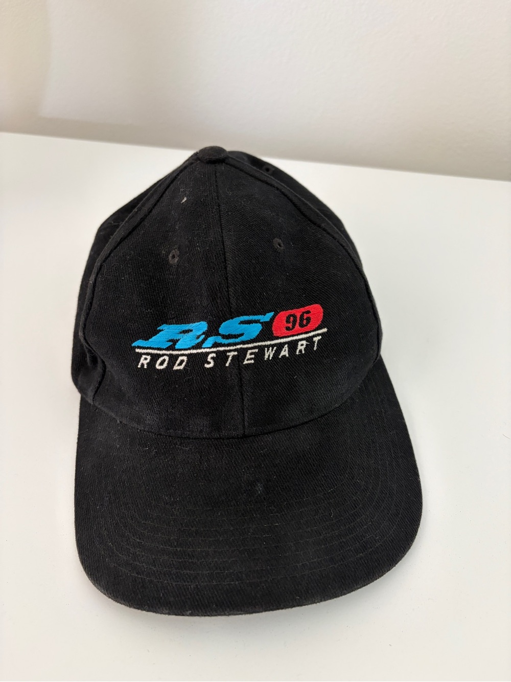 Rod Stewart 'RS 96' concert Black Baseball Cap